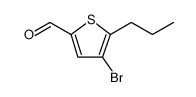 2-Thiophenecarboxaldehyde, 4-bromo-5-propyl结构式