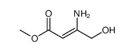 methyl 3-amino-4-hydroxybut-2-enoate Structure