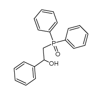 2-(diphenylphosphinoyl)-1-phenylethanol结构式