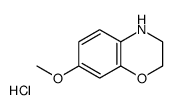 7-methoxy-3,4-dihydro-2H-1,4-benzoxazine,hydrochloride Structure