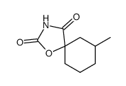 1-Oxa-3-azaspiro[4.5]decane-2,4-dione,7-methyl-(6CI) structure