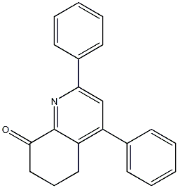 6,7-dihydro-2,4-diphenylchinolin-8(5H)-one Structure