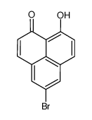 5-bromo-9-hydroxyphenalen-1-one Structure