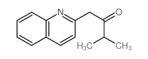 2-Butanone,3-methyl-1-(2-quinolinyl)- structure