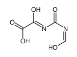 2-(formylcarbamoylamino)-2-oxoacetic acid Structure