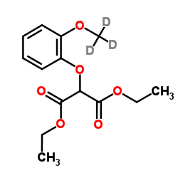 Diethyl {2-[(2H3)methyloxy]phenoxy}malonate结构式