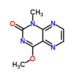 4-Methoxy-1-methyl-2(1H)-pteridinone Structure