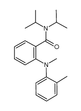 N,N-diisopropyl-2-(2,N-dimethylanilino)benzamide结构式