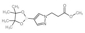 METHYL 3-(4-(4,4,5,5-TETRAMETHYL-1,3,2-DIOXABOROLAN-2-YL)-1H-PYRAZOL-1-YL)PROPANOATE Structure