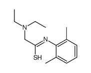 2-(Diethylamino)-N-(2,6-dimethylphenyl)ethanethioamide Structure