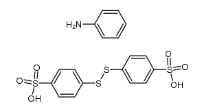 dianilinium 4,4'-dithiobis(benzenesulfonate)结构式