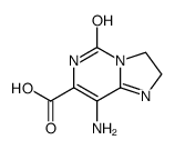 Imidazo[1,2-c]pyrimidine-7-carboxylic acid, 8-amino-2,3-dihydro-5-hydroxy- Structure