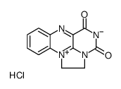 4,6-Dioxo-2,4,5,6-tetrahydro-1H-benzo[g]imidazo-[1,2,3-ij]pteridin-12-ium chloride structure