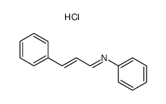 cinnamylideneaniline hydrochloride结构式