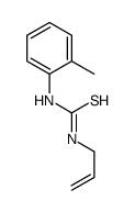 N-ALLYL-N'-(2-METHYLPHENYL)THIOUREA结构式