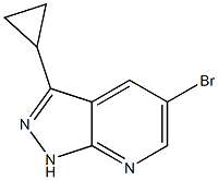 5-BroMo-3-cyclopropyl-1H-pyrazolo[3,4-b]pyridine structure