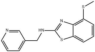 4-(甲硫基)-N-(吡啶-3-基甲基)苯并[D]噻唑-2-胺图片