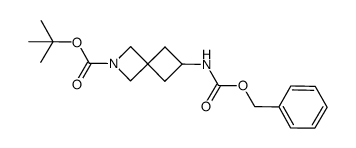 tert-butyl 6-(((benzyloxy)carbonyl)amino)-2-azaspiro[3.3]heptane-2-carboxylate结构式