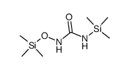 N-(trimethylsiloxy)-N'-(trimethylsilyl)urea Structure