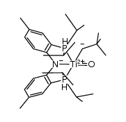 [(N[2-PiPr2-4-methylphenyl]2)Ti=O(CH2tBu)]结构式