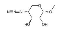 a-D-Xylopyranoside, methyl4-azido-4-deoxy-结构式