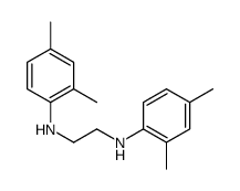 N,N'-bis(2,4-dimethylphenyl)ethane-1,2-diamine结构式