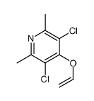 3,5-dichloro-4-ethenoxy-2,6-dimethylpyridine Structure