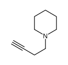 1-(But-3-yn-1-yl)piperidine Structure