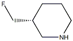 (3R)-3-(fluoromethyl)piperidine结构式