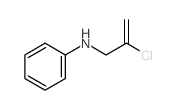 Benzenamine,N-(2-chloro-2-propen-1-yl)-结构式