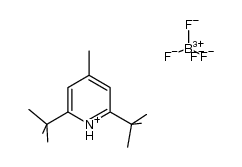 2,6-di-tert-butyl-4-methylpyridinium tetrafluoroborate Structure