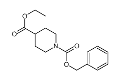 N-CBZ-4-哌啶甲酸乙酯结构式