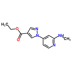 ethyl 1-(2-(methylamino)pyridin-4-yl)-1H-pyrazole-4-carboxylate picture