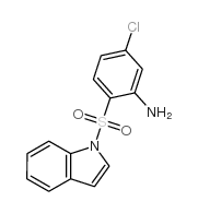 1H-Indole, 1-[(2-amino-4-chlorophenyl)sulfonyl]- Structure