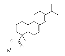 potassium,1,4a-dimethyl-7-propan-2-yl-2,3,4,4b,5,6,10,10a-octahydrophenanthrene-1-carboxylate Structure