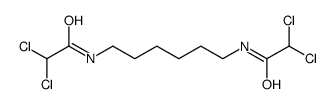 2,2-dichloro-N-[6-[(2,2-dichloroacetyl)amino]hexyl]acetamide Structure