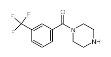 1-[3-(TRIFLUOROMETHYL)BENZOYL]PIPERAZINE Structure