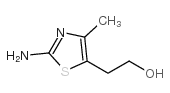 2-amino-4-methyl-5-hydroxyethylthiazole结构式