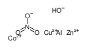 copper,zinc,aluminum,cobalt(2+),hydroxide,nitrate Structure