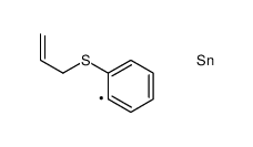 trimethyl-(2-prop-2-enylsulfanylphenyl)stannane Structure