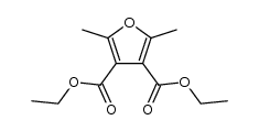 diethyl 2,5-dimethyl-3,4-furandicarboxylate结构式