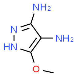 1H-Pyrazole-3,4-diamine,5-methoxy-(9CI)结构式