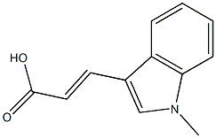 (E)-3-(1-methyl-1H-indol-3-yl)acrylic acid picture