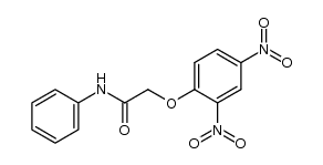 2-(2,4-dinitrophenoxy)-N-phenylacetamide结构式