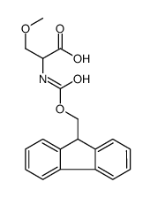 FMOC-2-AMINO-3-METHOXYPROPIONIC ACID structure