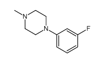 1-(3-Fluorophenyl)-4-methylpiperazine结构式