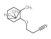 Propanenitrile, 3-[(4,7,7-trimethylbicyclo[2.2.1]hept-2-yl)oxy]-(9CI)结构式