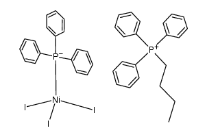 {C18H15PC4H9}{NiJ3(Triphenylphosphin)}结构式