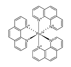 Δ-tris(1,10-phenanthroline)ruthenium(2+) Structure