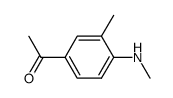 Ethanone, 1-[3-methyl-4-(methylamino)phenyl]- (9CI)结构式